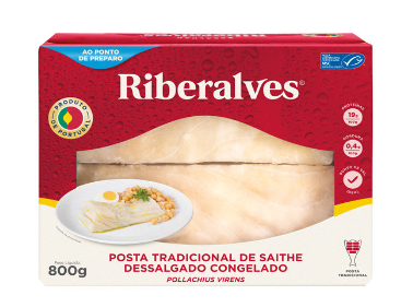 imagem de Bacalhau Riberalves Lombo Saithe 800g