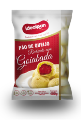 imagem de Pão de Queijo Idealpan Recheado c/ Goiabada 400g
