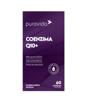 imagem de Suplemento Puravida Coenzima Q10 c/60 Cápsulas