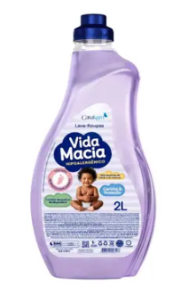 imagem de Lava Roupas Vida Macia Glicerina e Amêndoas 2l