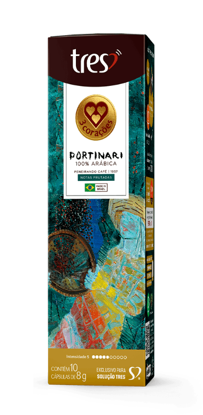imagem de Capsula 3 Corações Expresso Portinari Peneirado 80g