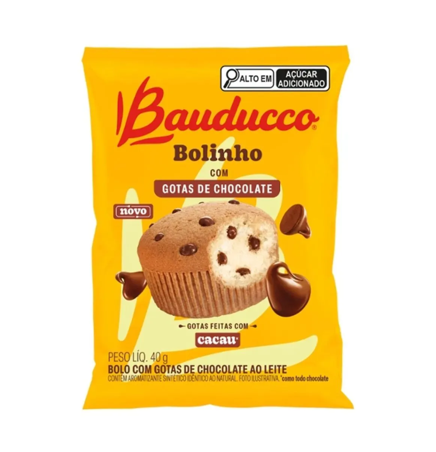 imagem de Bolinho Bauducco Gotas de Chocolate 40g