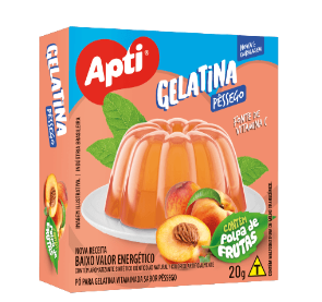 imagem de Gelatina Apti Pêssego 20g