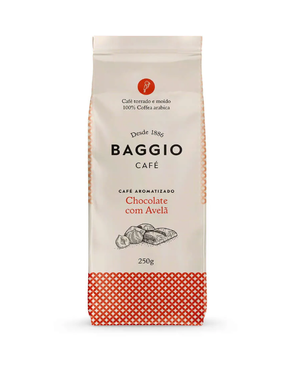 imagem de Café Baggio Chocolate c/ Avelã Torrado e Moído 250g