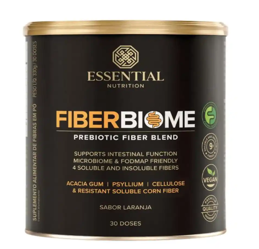 imagem de Suplemento Essential Fiberbiome Laranja 330g
