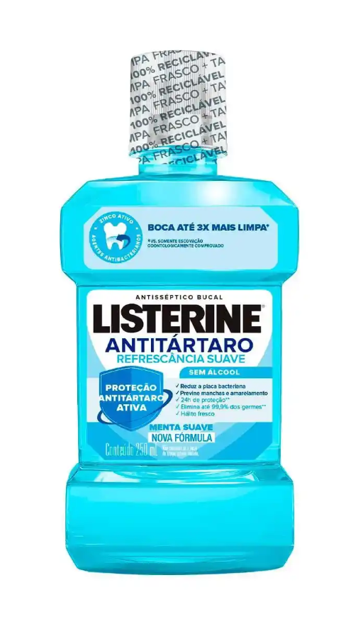 imagem de Enxaguante Bucal Listerine Antitártaro s/Alcool 250ml