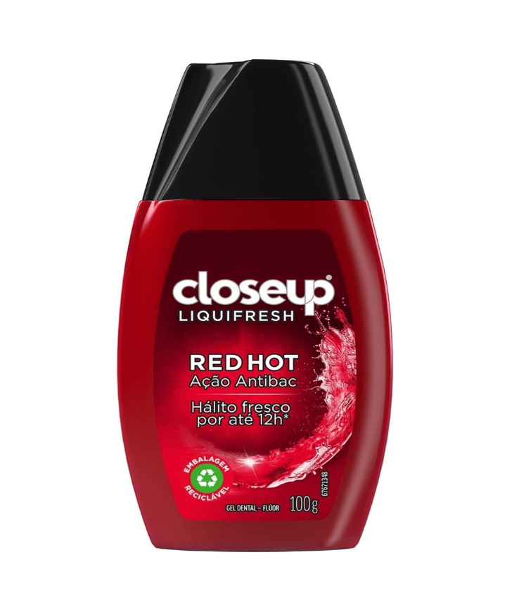 imagem de Creme Dental Close Up Liquifresh Red Hot 100g