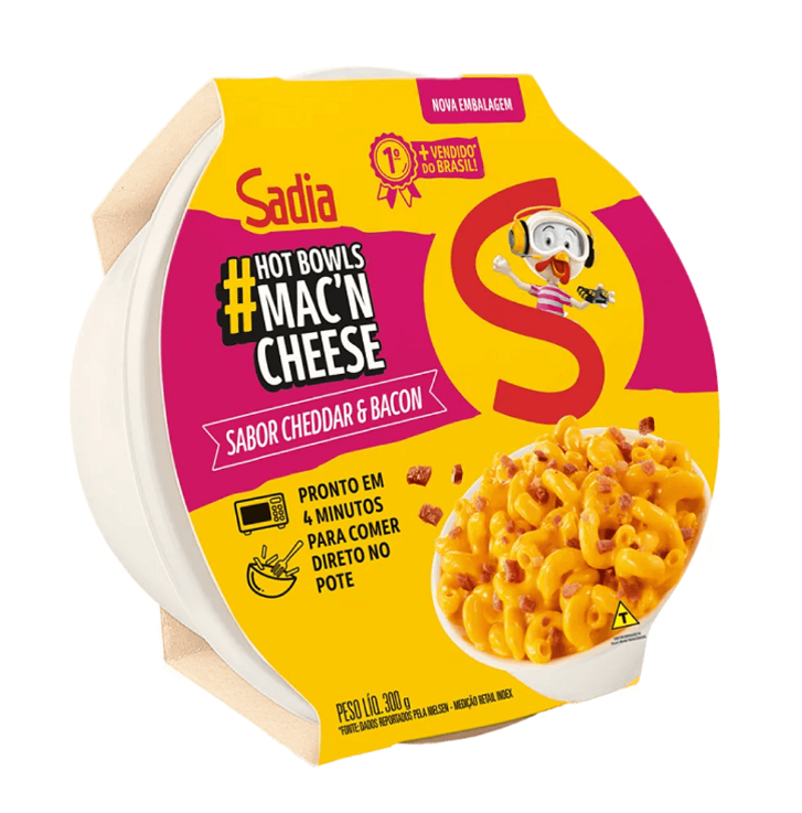 imagem de Macarrão Sadia Mac Cheese Cheddar e Bacon 300g