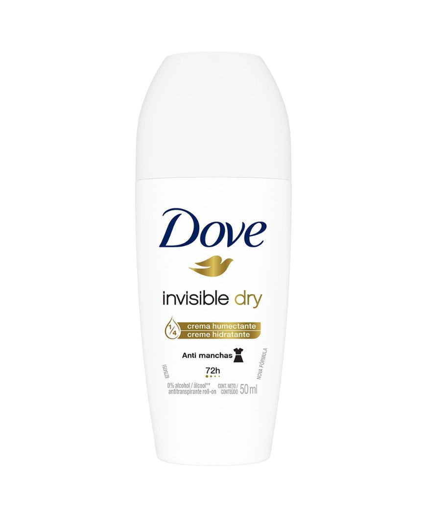 imagem de Desodorante Roll On Dove Invisible Dry 50ml