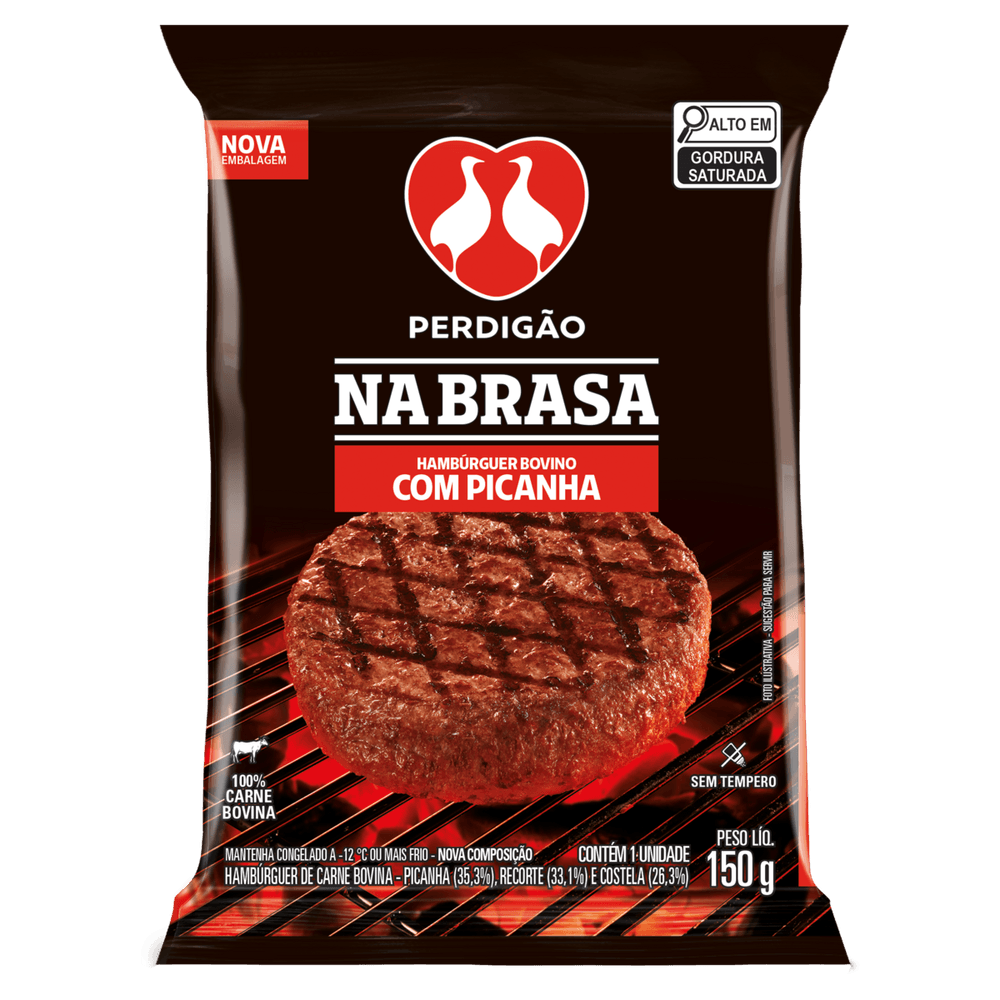 imagem de Hambúrguer Perdigão c/ Picanha 150g
