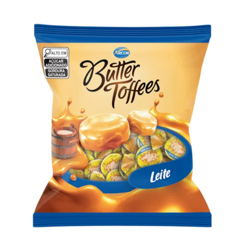 imagem de Bala Arcor Butter Toffees Leite 90g