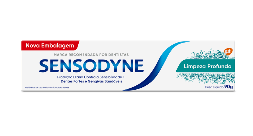 imagem de Creme Dental Sensodyne Limpeza Profunda 90g