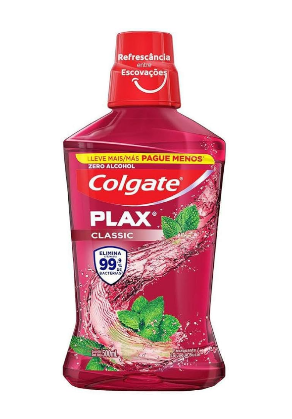 imagem de Enxaguante Bucal Colgate Plax Classic 500ml
