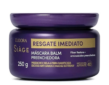 imagem de Màscara Capilar Siage Resgate Imediato 250g