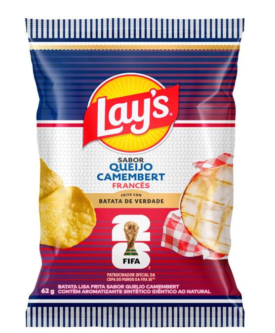 imagem de Salgado Elma Chips Lays Copa Queijo 62g