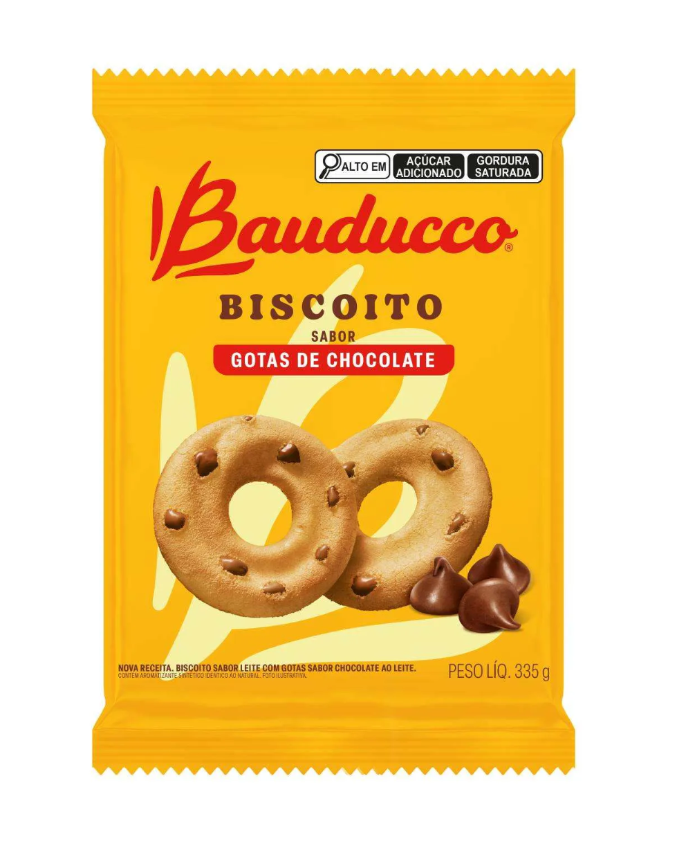 imagem de Biscoito Bauducco Gotas Chocolate 335g