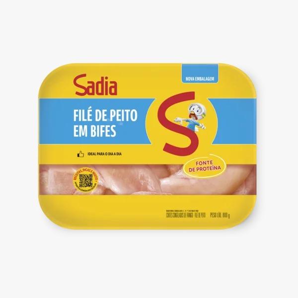 imagem de Filé de Peito de Frango Sadia em Bifes Bandeja 800g