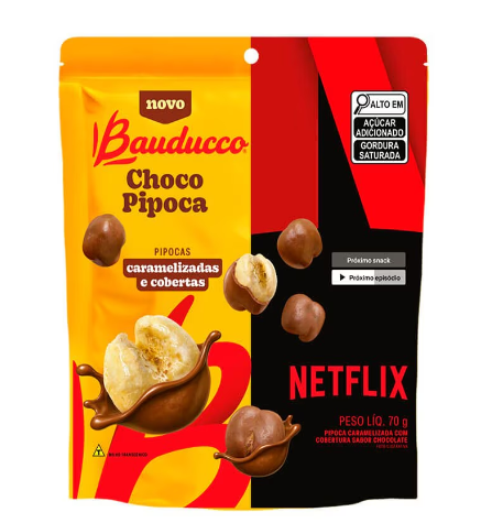 imagem de Pipoca Bauducco Caramelizadas 70g