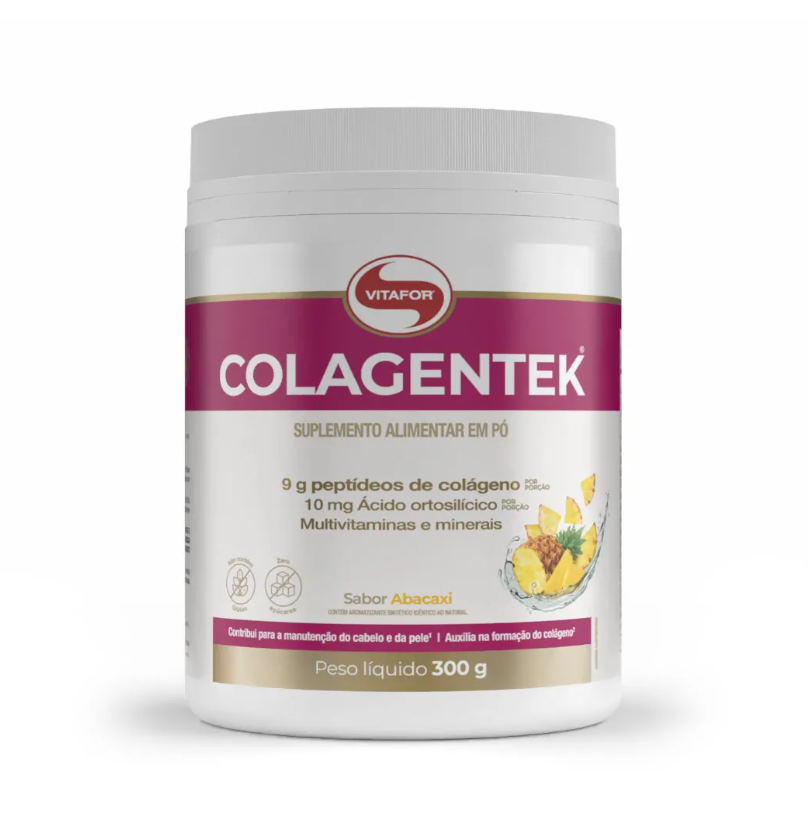 imagem de Suplemento Vitafor Colagentek Abacaxi 300g