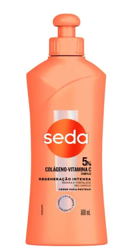 imagem de Creme Pentear Seda Colágeno e Vitamina C 300ml