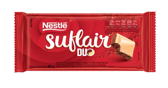 imagem de Chocolate Nestlé Suflair Duo 80g