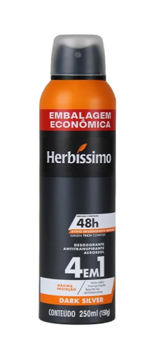 imagem de Desodorante Aero Herbissimo Silver 250ml