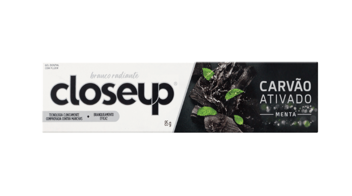 imagem de Creme Dental Close Up Carvão Ativado Menta 85g
