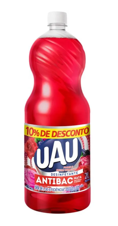 imagem de Desinfetante Uau Flores e Frutas Vermelhas Antibac 2L