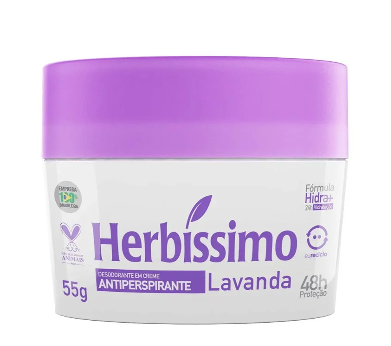 imagem de Deodorante Creme Herbissimo Lavanda 55g