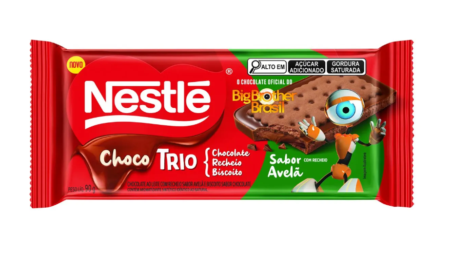 imagem de Chocotrio Nestle Avelã 90g