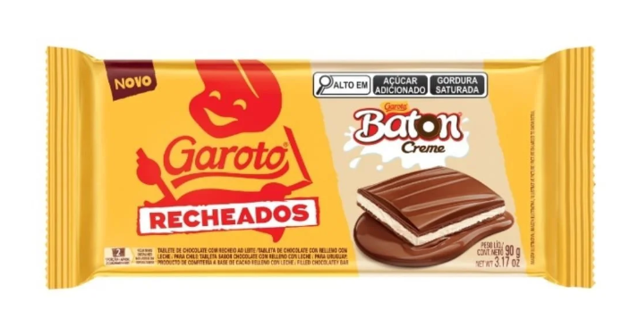 imagem de Chocolate Garoto Baton Creme 90g
