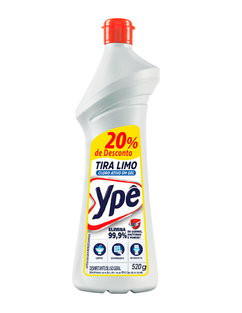 imagem de Tira Limo Ypê Squeeze Cloro Gel 520g Promocional