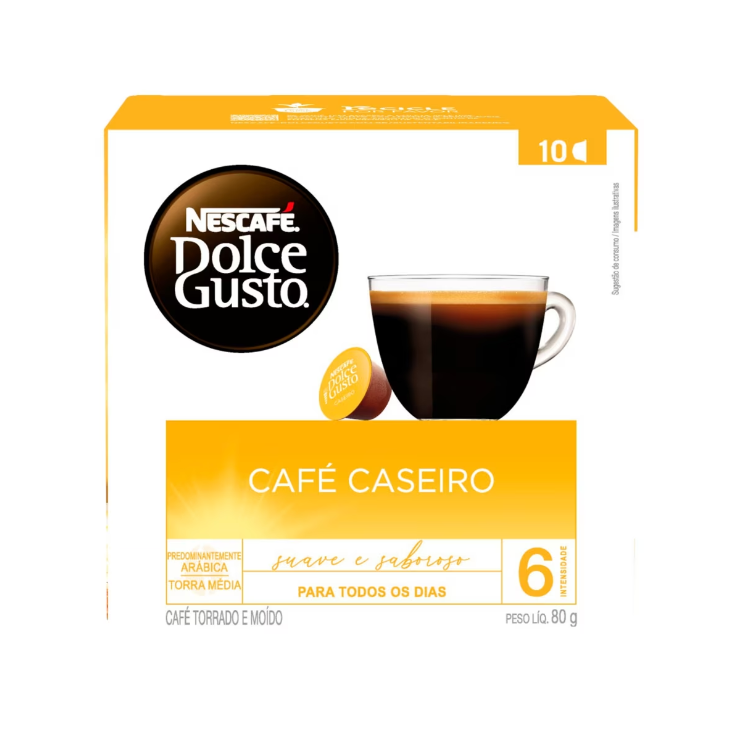 imagem de Cápsula Nescafé Dolce Gusto Café Caseiro 80g