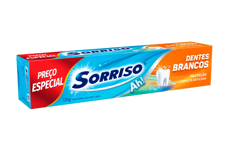 imagem de Creme Dental Sorriso Dentes Brancos 120g