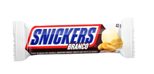 imagem de Chocolate Snickers Branco 42g