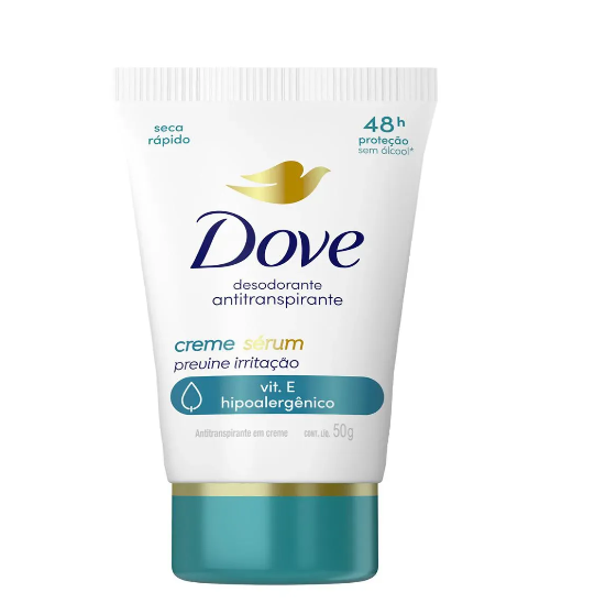 imagem de Desodorante Creme Dove Previne Irritação 50g