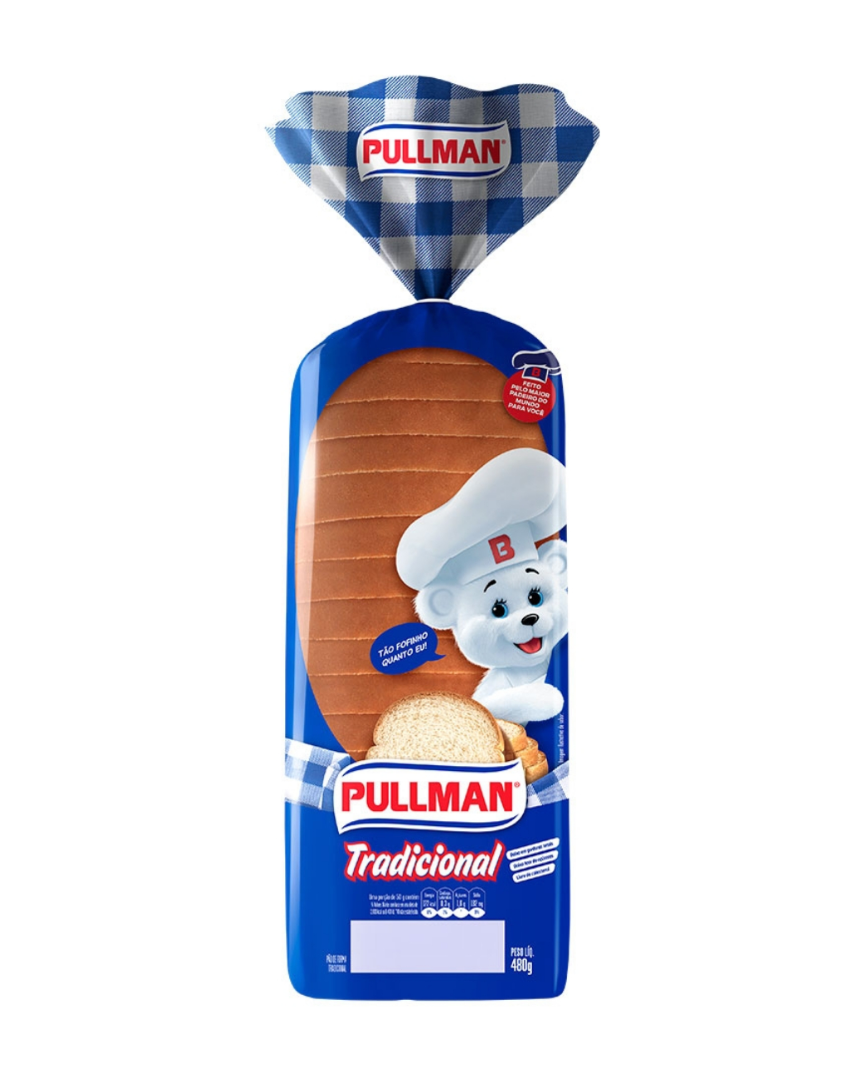 imagem de Pão de Forma Pullman Tradicional 480g