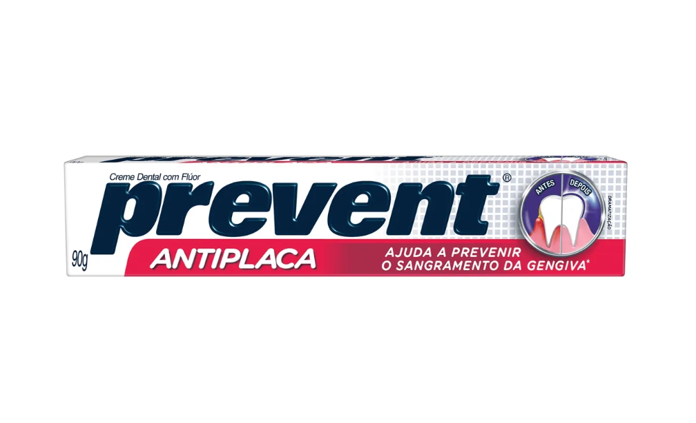 imagem de Creme Dental Prevent Antiplaca 90g