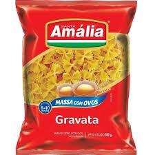 imagem de Macarrão Santa Amália C/ Ovos Gravata 500g