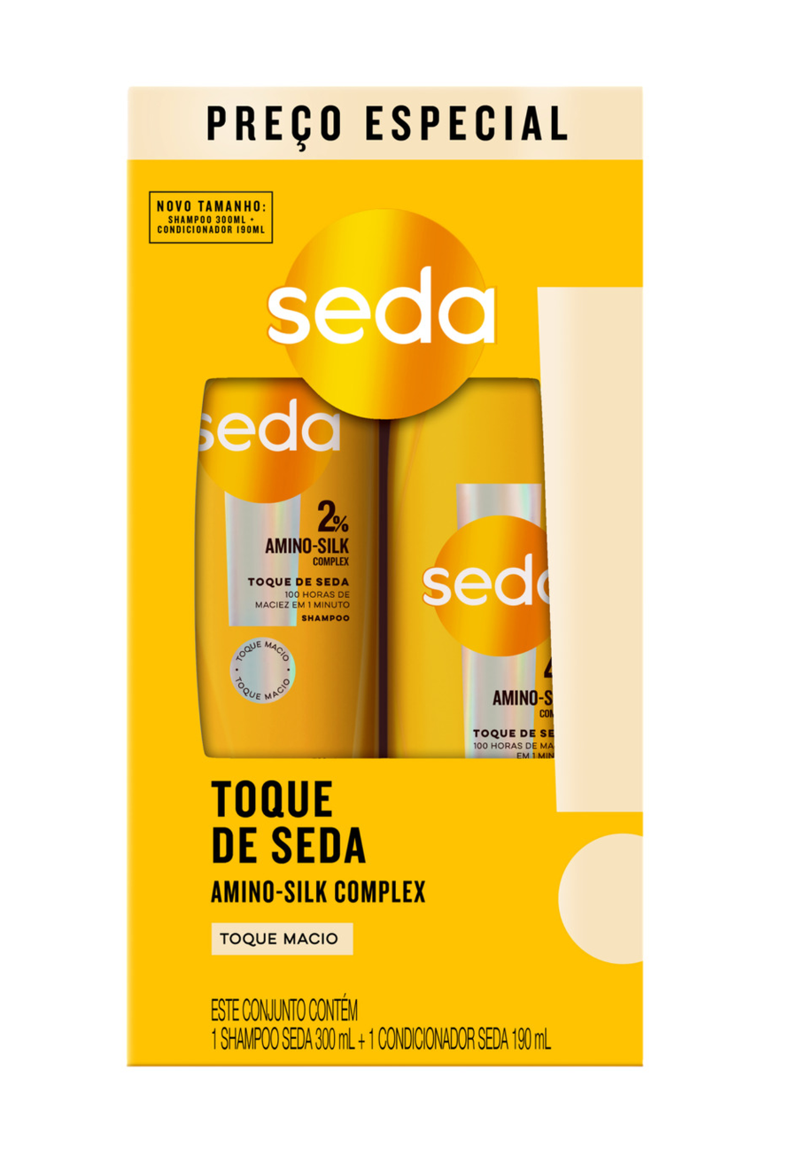 imagem de Kit Seda Shampoo + Condicionador Toque Seda