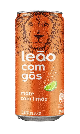imagem de Chá Leão Limão c/Gás Lata 290ml
