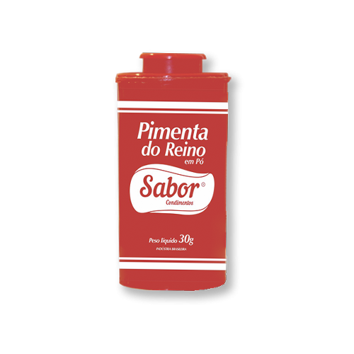 imagem de Pimenta Reino Moída Sabor 30g Tubex