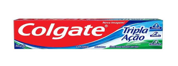 imagem de Creme Dental Colgate Tripla Ação Hortelã 90g
