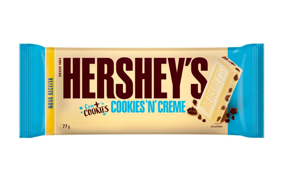 imagem de Chocolate Hershey's Cookies n' Creme 77g