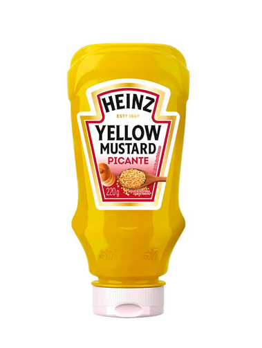 imagem de Mostarda Heinz Yellow Mustard Picante 220g