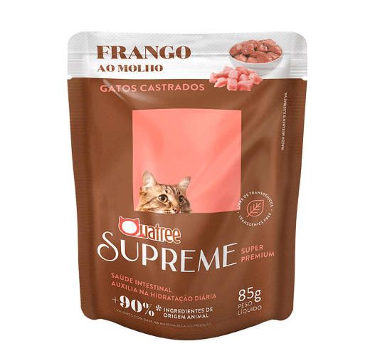 imagem de Ração Quatree Supreme Gato Adulto Frango 85g