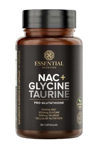 imagem de Suplemento Essential Nac + Glycine e Taurine c/90 Capsulas