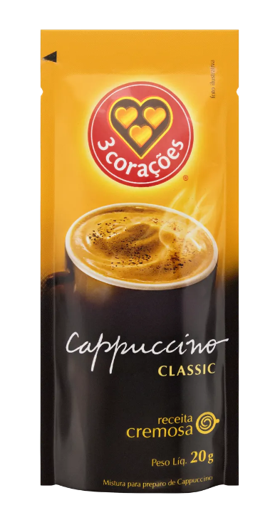 imagem de Cappuccino 3 Corações Classic 20g