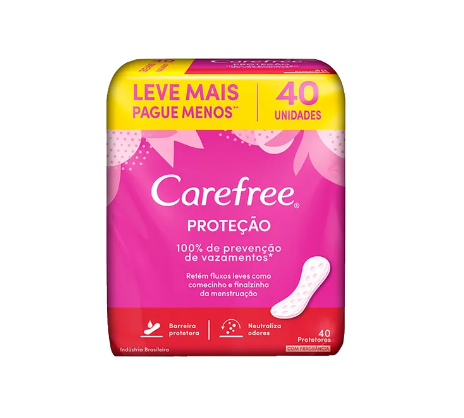 imagem de Protetor Diário Carefree Proteção c/40un