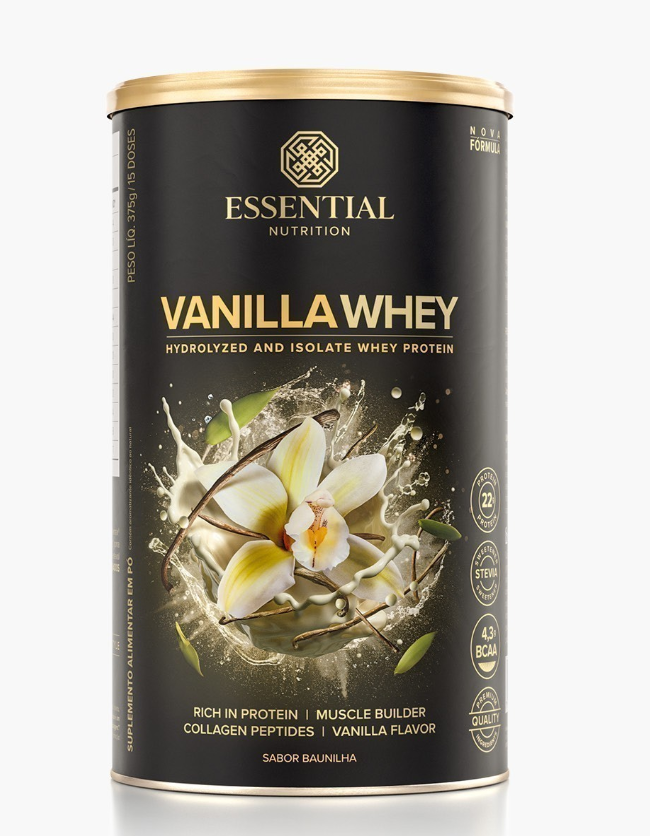 imagem de Suplemento Essential Vanilla Whey 375g